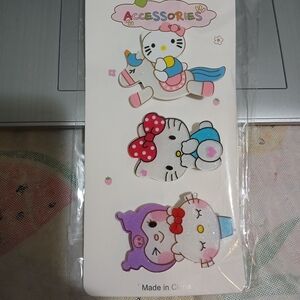 HK acrylic small clip on hair clips